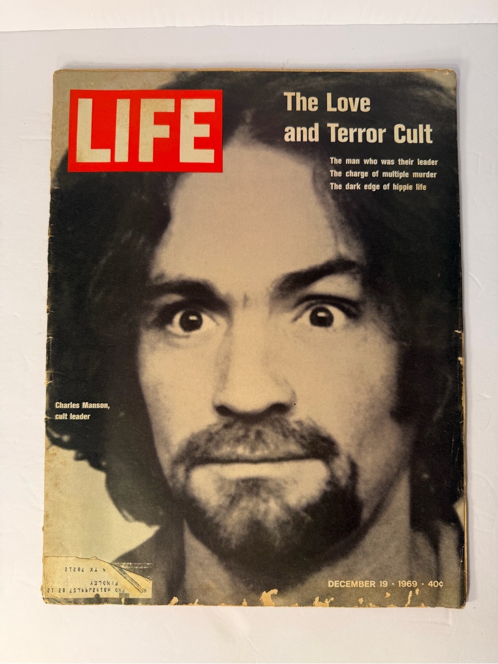 Life Magazine - December 19th, 1969 Issue - Charles Manson Cover